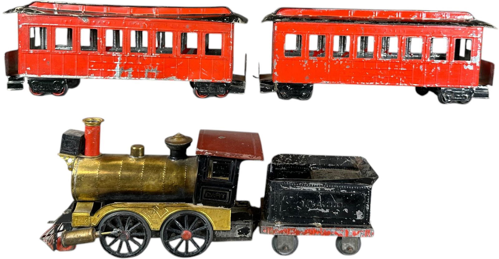 WEEDEN DART LIVE STEAM PASSENGER TRAIN SET (1 of 7)