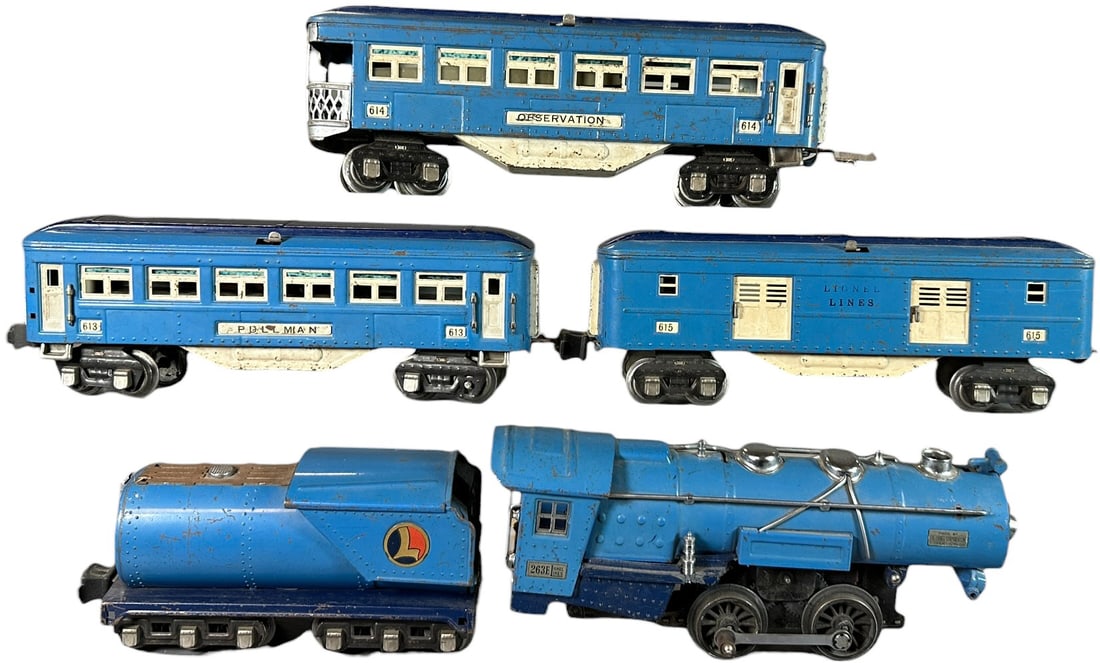 LIONEL BABY BLUE COMET SET (1 of 5)