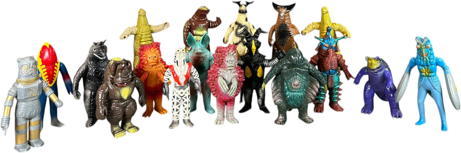 15 BANDAI VINYL MONSTER FIGURES: 1052. 15 BANDAI VINYL MONSTER FIGURES | Japan, circa 1983-1984 | 6.5" h. | Ranging from (Very Good Condition) to (Excellent Condition) | $250 - $750