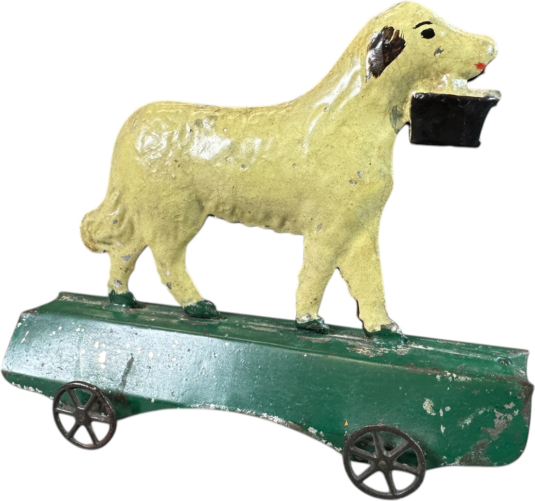 FALLOWS AMERICAN TIN DOG W/ BUCKET ON PLATFORM (1 of 7)