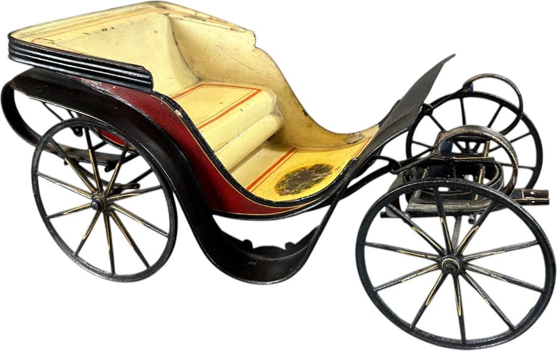 EARLY GERMAN OPEN PHAETON CARRIAGE (1 of 10)