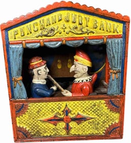 PUNCH & JUDY MECHANICAL BANK