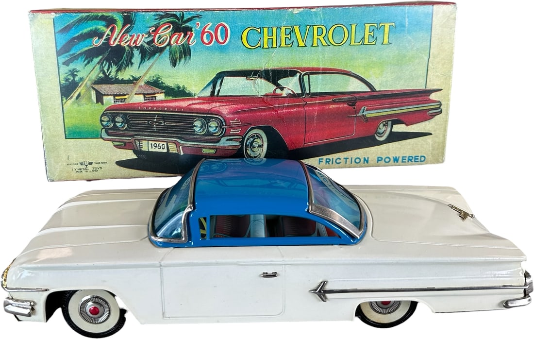I.Y. METAL TOYS NEW CAR 60 CHEVROLET (1 of 12)