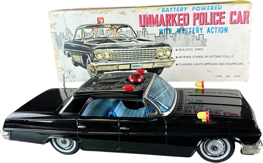 YONEZAWA CHEVROLET UNMARKED POLICE CAR W/ BOX (1 of 10)