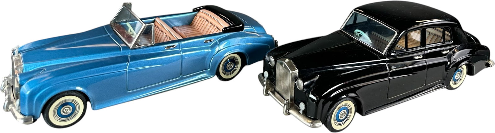 TWO BANDAI 1950S ROLLS ROYCE SILVER CLOUDS (1 of 8)