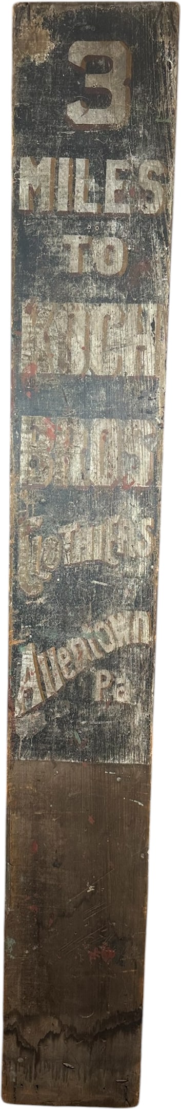 KOCH BROS. 2-SIDED WOOD DIRECTIONAL SIGN (1 of 6)
