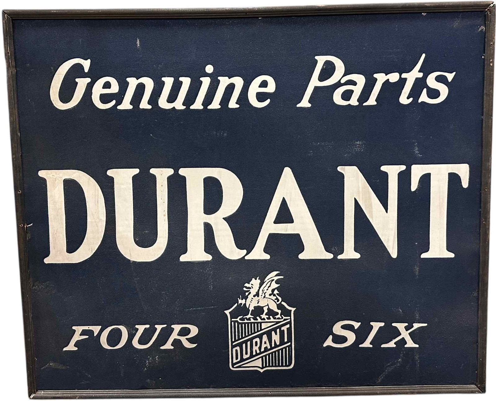 DURANT GENUINE PARTS SANDSTONE SIGN (1 of 5)