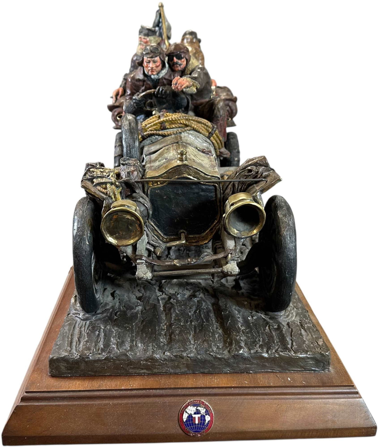 STANLEY WANLASS NY TO PARIS 1908 BRONZE - 16