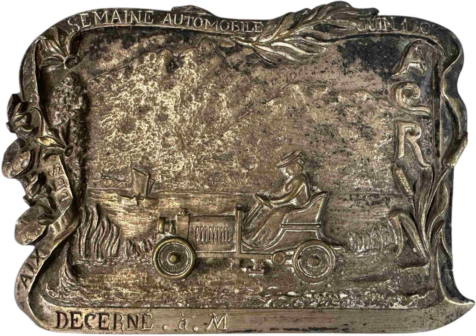 FRENCH AUTOMOBILE ADVERTISING TRAY (1 of 3)