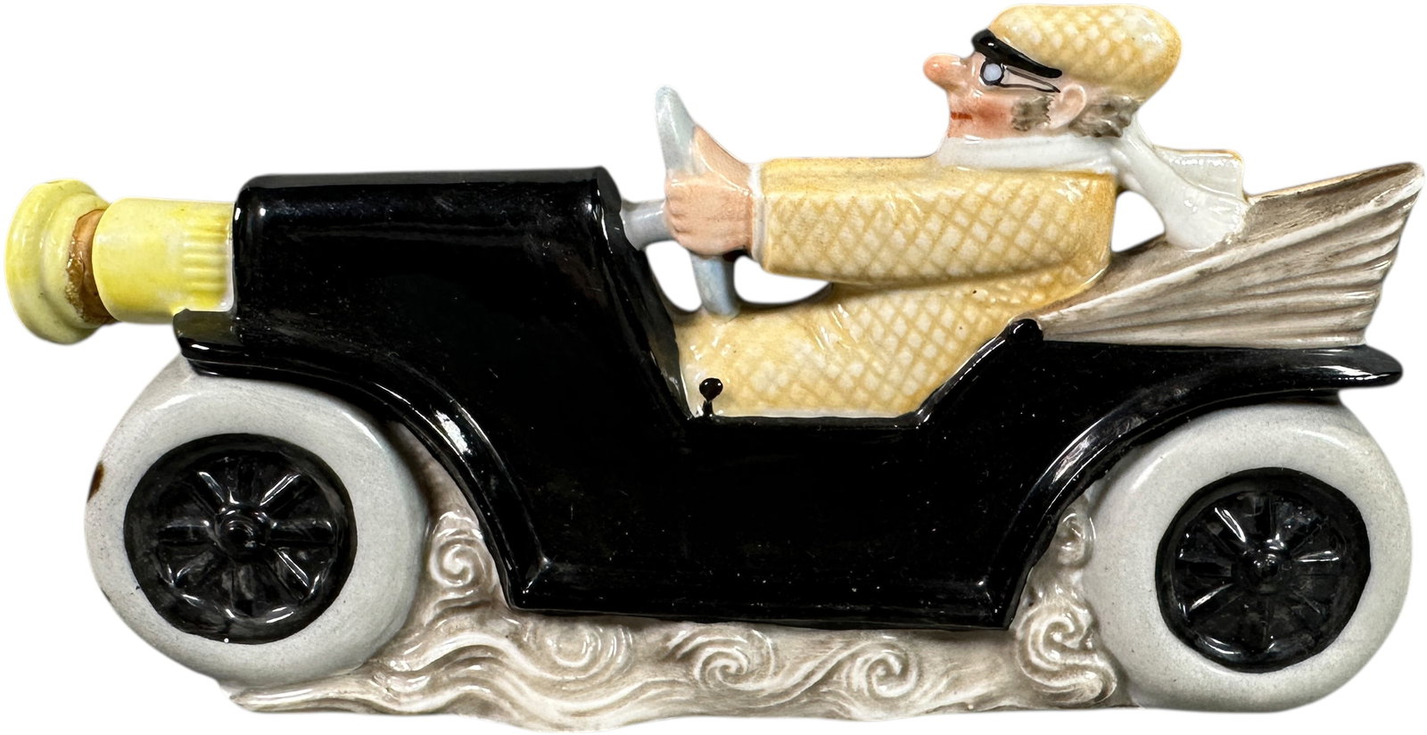 SCHAFER & VATER PUFF PUFF AUTOMOBILE FLASK (1 of 8)