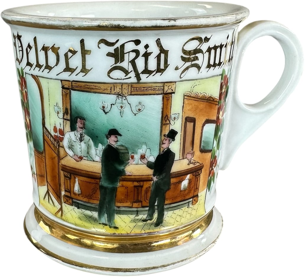BAR SCENE OCCUPATIONAL SHAVING MUG (1 of 6)