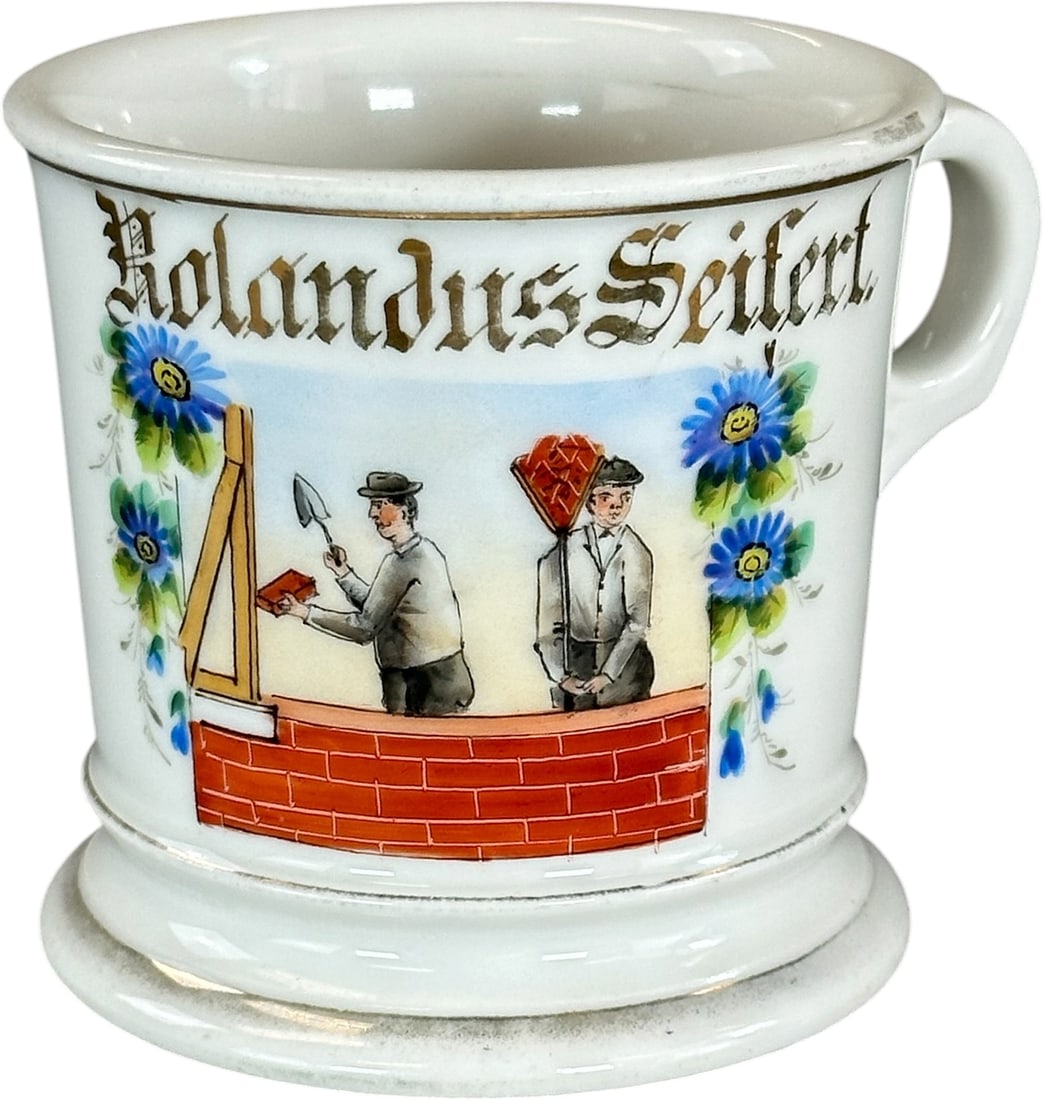 BRICK MASONS OCCUPATIONAL SHAVING MUG (1 of 5)
