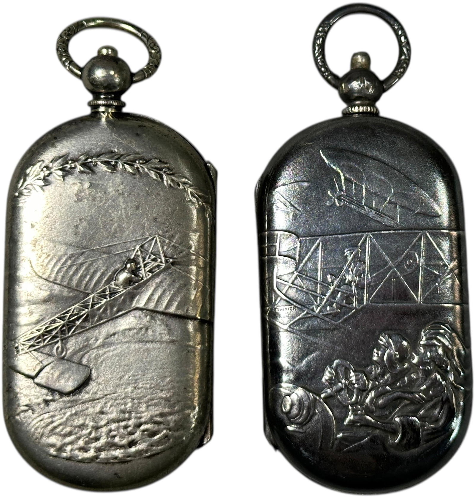 STERLING SILVER TRANSPORTATION THEME COIN CASES (1 of 4)