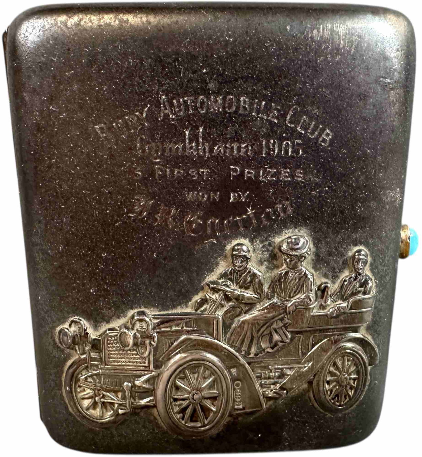 1905 AUTO CLUB EMBOSSED CIGARETTE CASE (1 of 7)