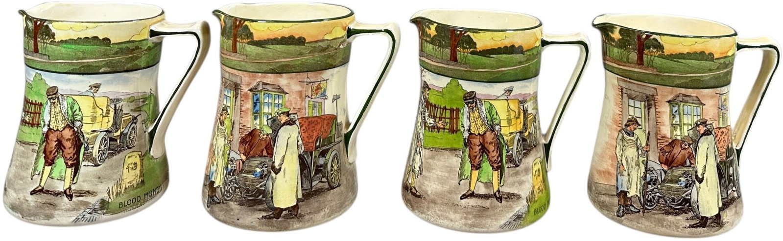 FOUR ROYAL DOULTON MOTORING SERIES JUGS (1 of 7)