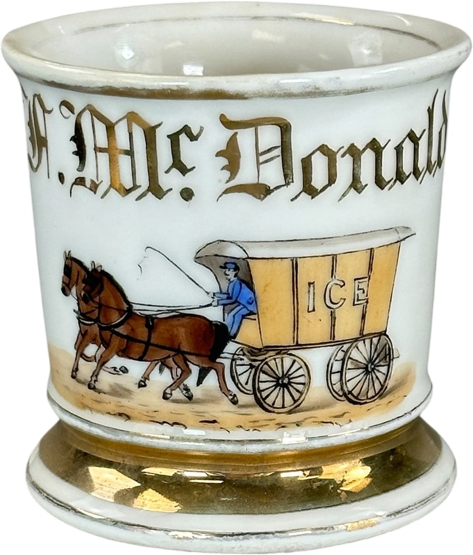 ICE WAGON OCCUPATIONAL SHAVING MUG (1 of 5)