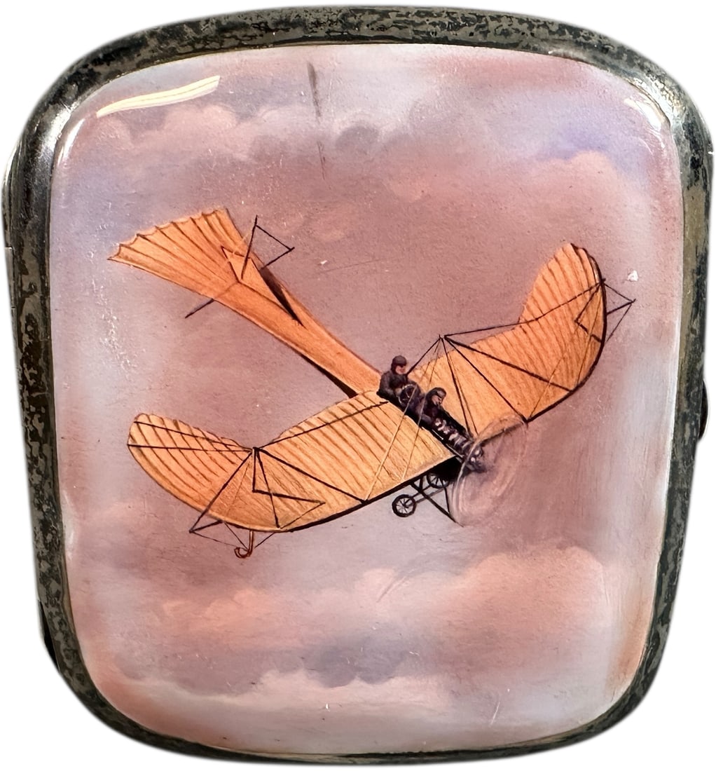 REVERSE GLASS AVIATION CIGARETTE CASE (1 of 5)