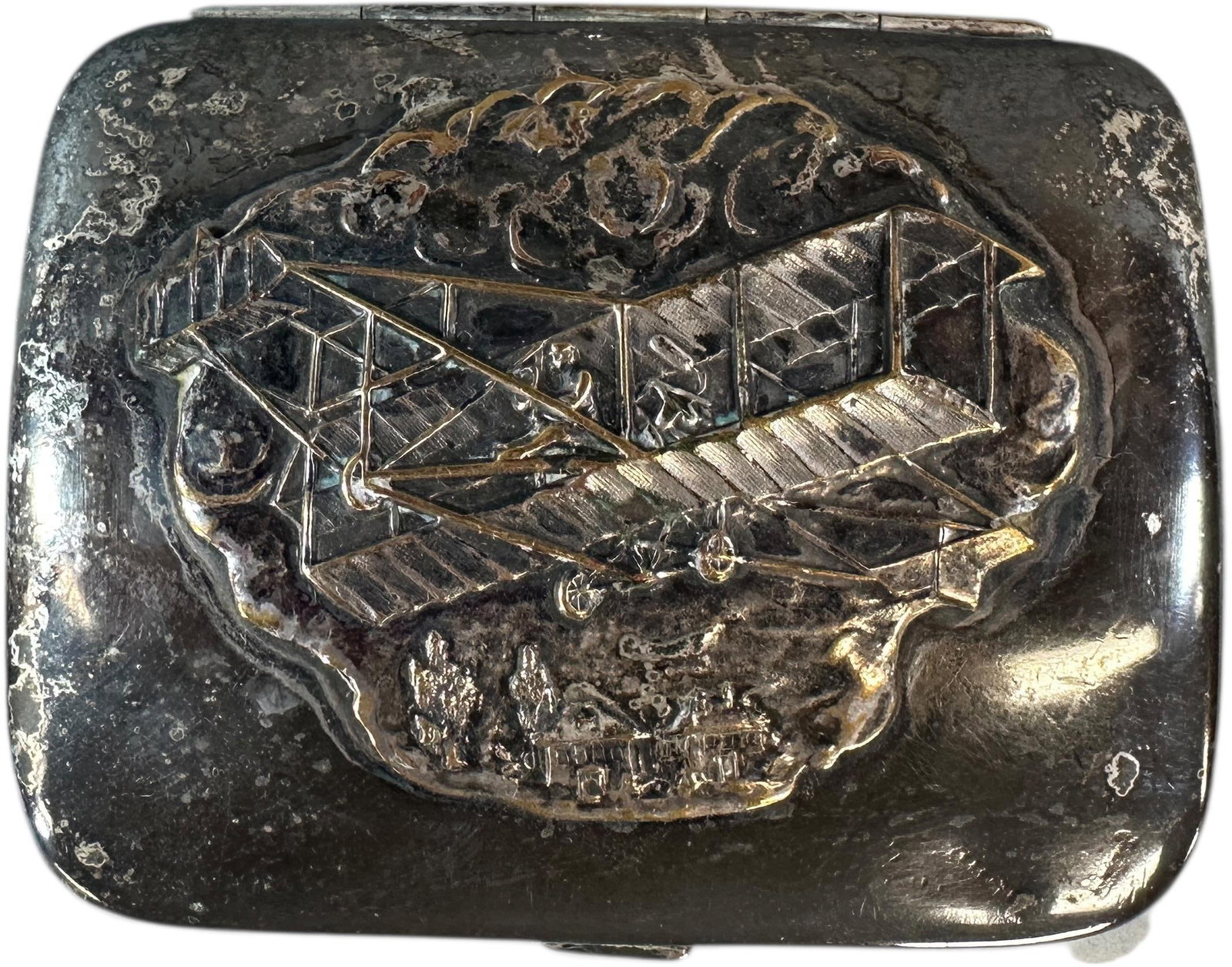 EMBOSSED AVIATION CIGARETTE CASE (1 of 4)