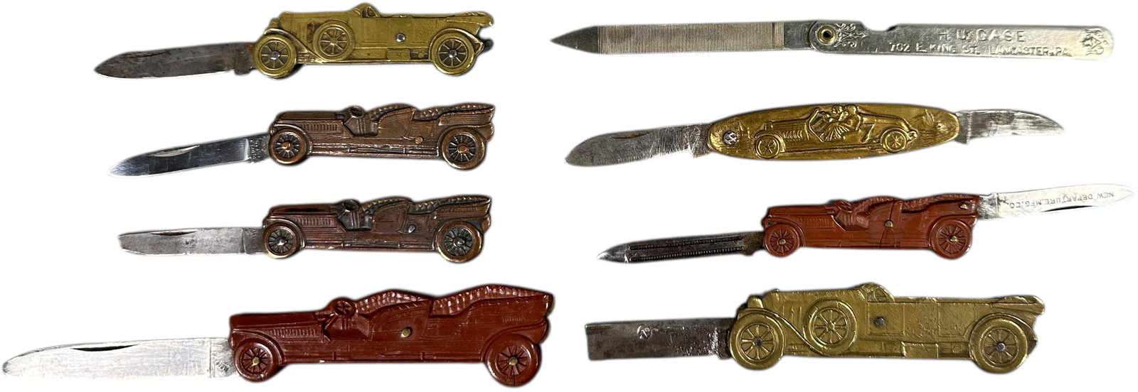 GROUPING OF AUTOMOBILE FIGURAL POCKET KNIVES (1 of 5)