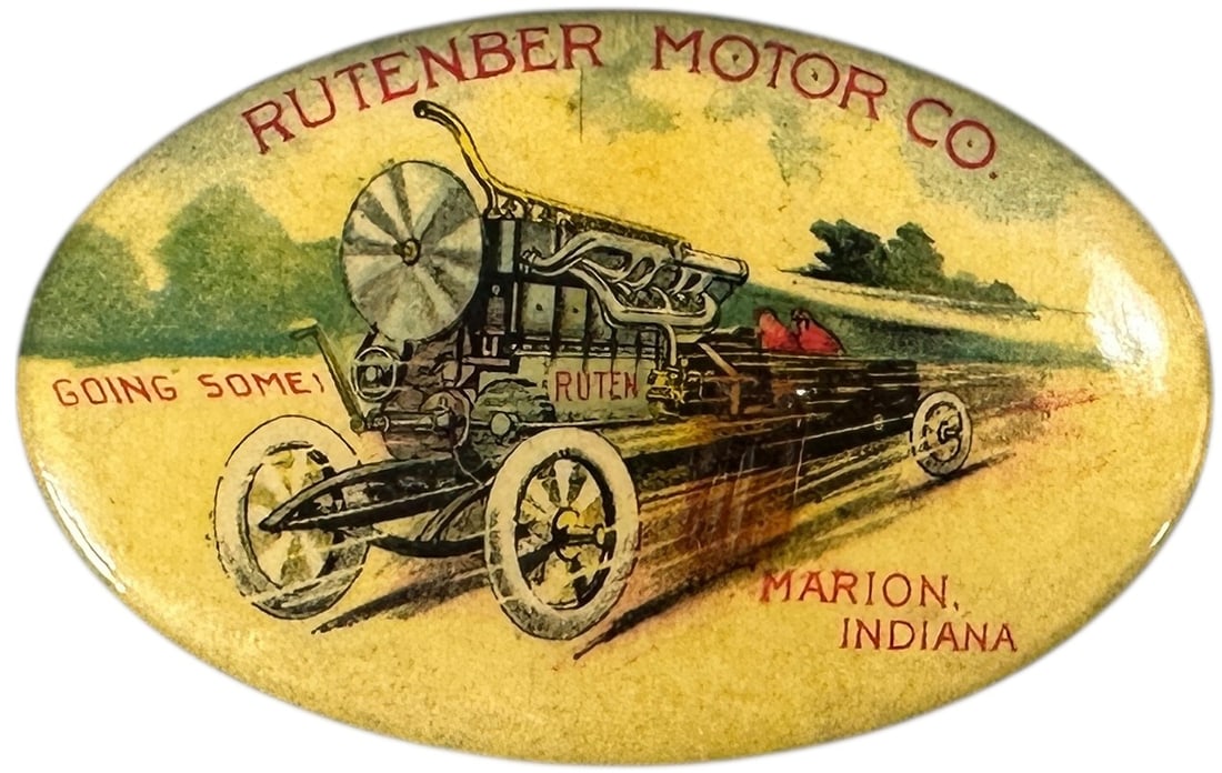 RUTENBER MOTOR CO. ADVERTISING SHARPENING STONE (1 of 3)