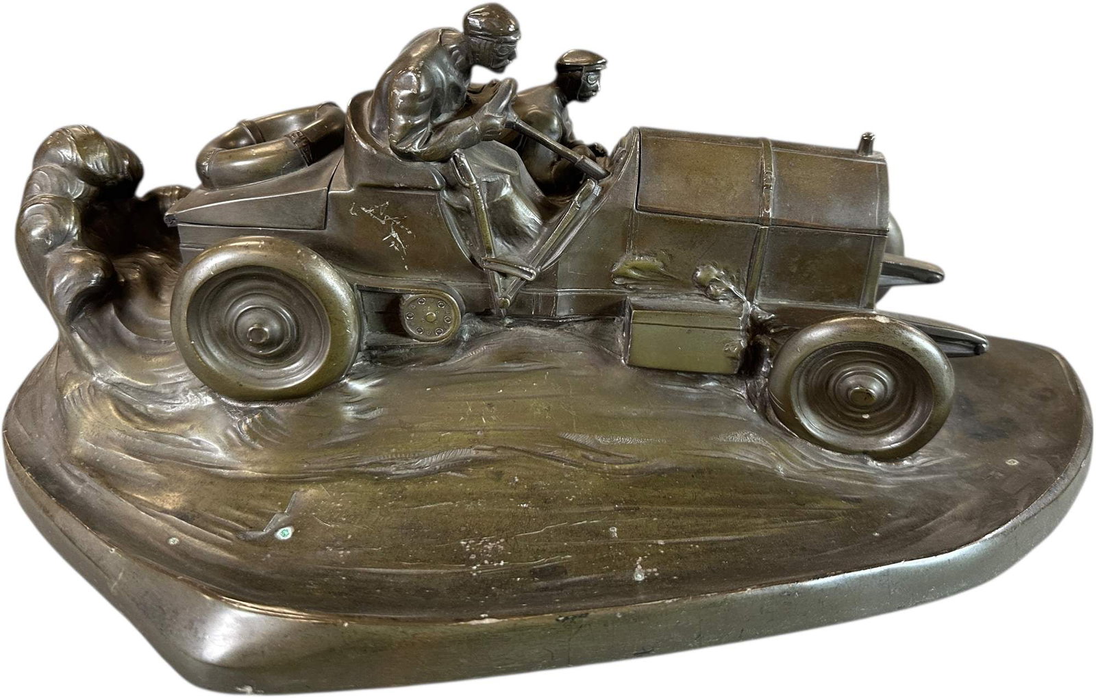 AUTOMOBILE FIGURAL INKWELL (1 of 7)