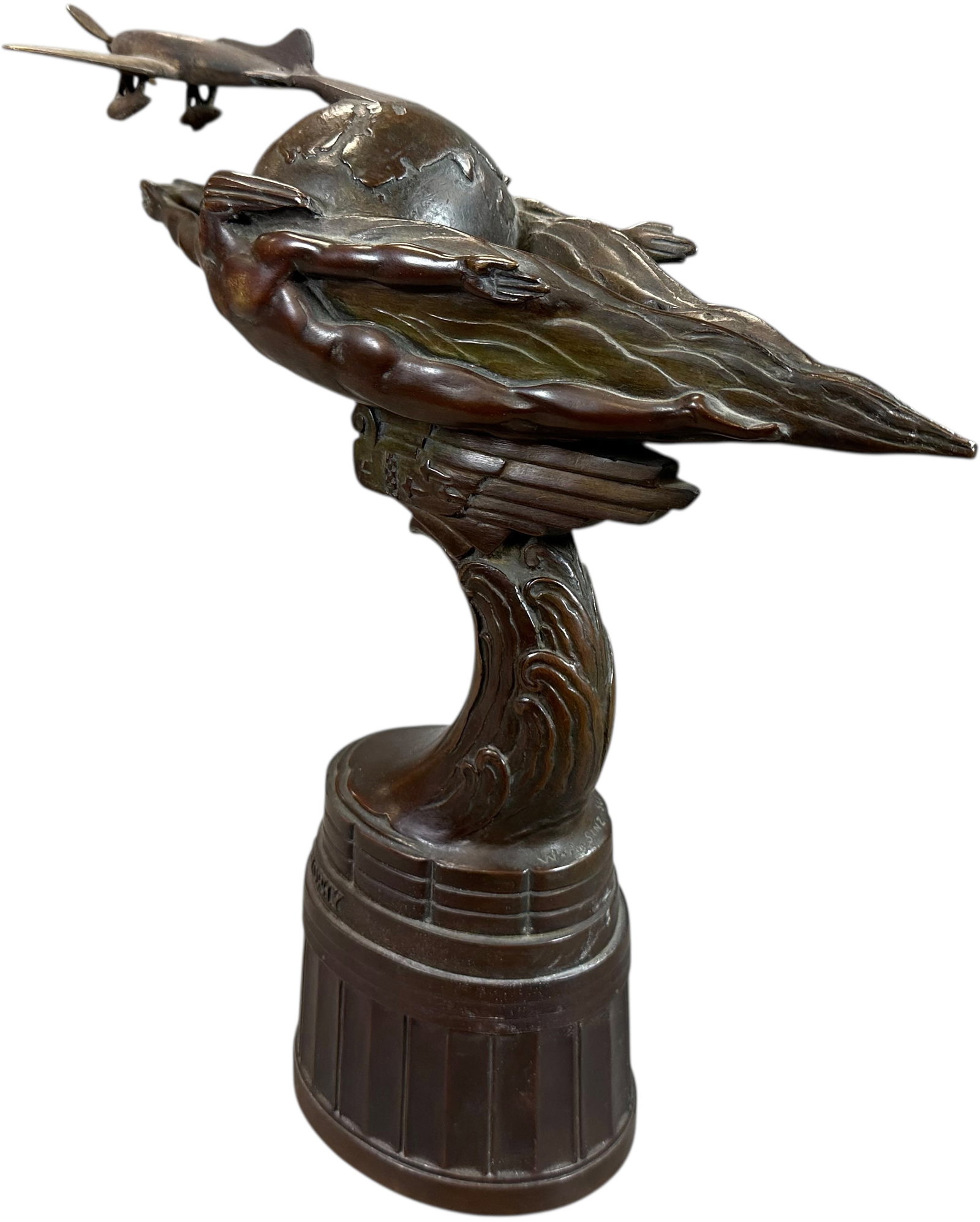 VINCENT BENDIX BRONZE AVIATION TROPHY - 4