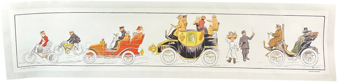 PROGRESSION OF MOTOR TRAVEL PRINT BY GIMEL (1 of 6)