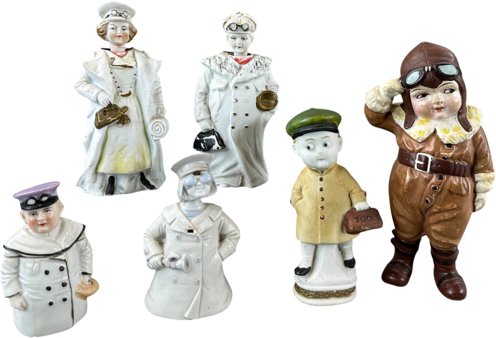 GROUPING OF TRANSPORTATION CHAUFFER FIGURES (1 of 9)