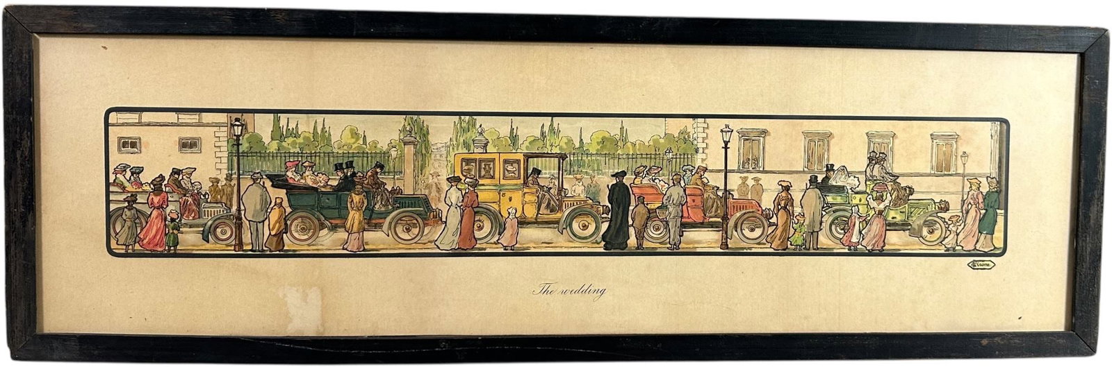THE WEDDING BY GIRONE LITHOGRAPH PRINT (1 of 5)