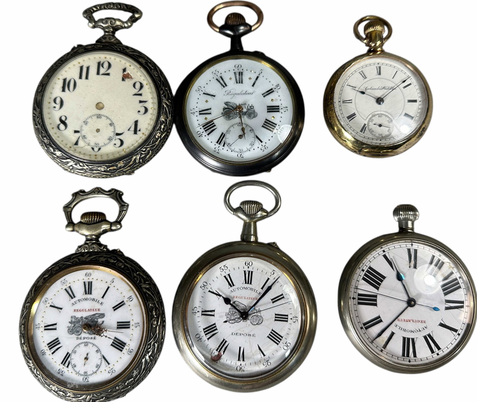 GROUPING OF DETAILED POCKET WATCHES (1 of 3)