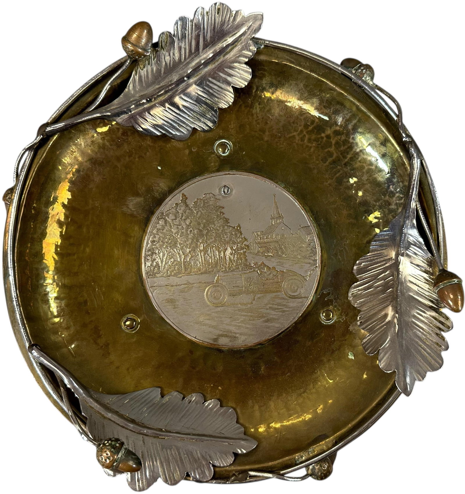 AUTOMOBILE ACORN DISH WALL PLATE (1 of 6)