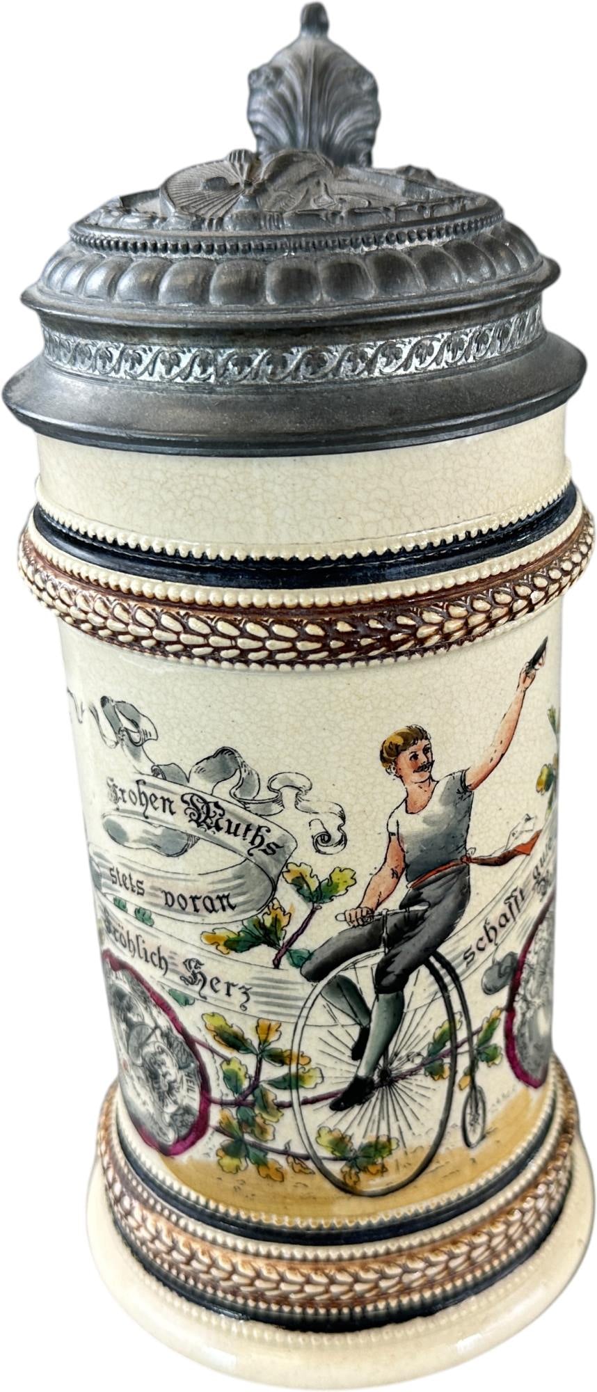 GERMAN CYCLIST BEER STEIN (1 of 8)