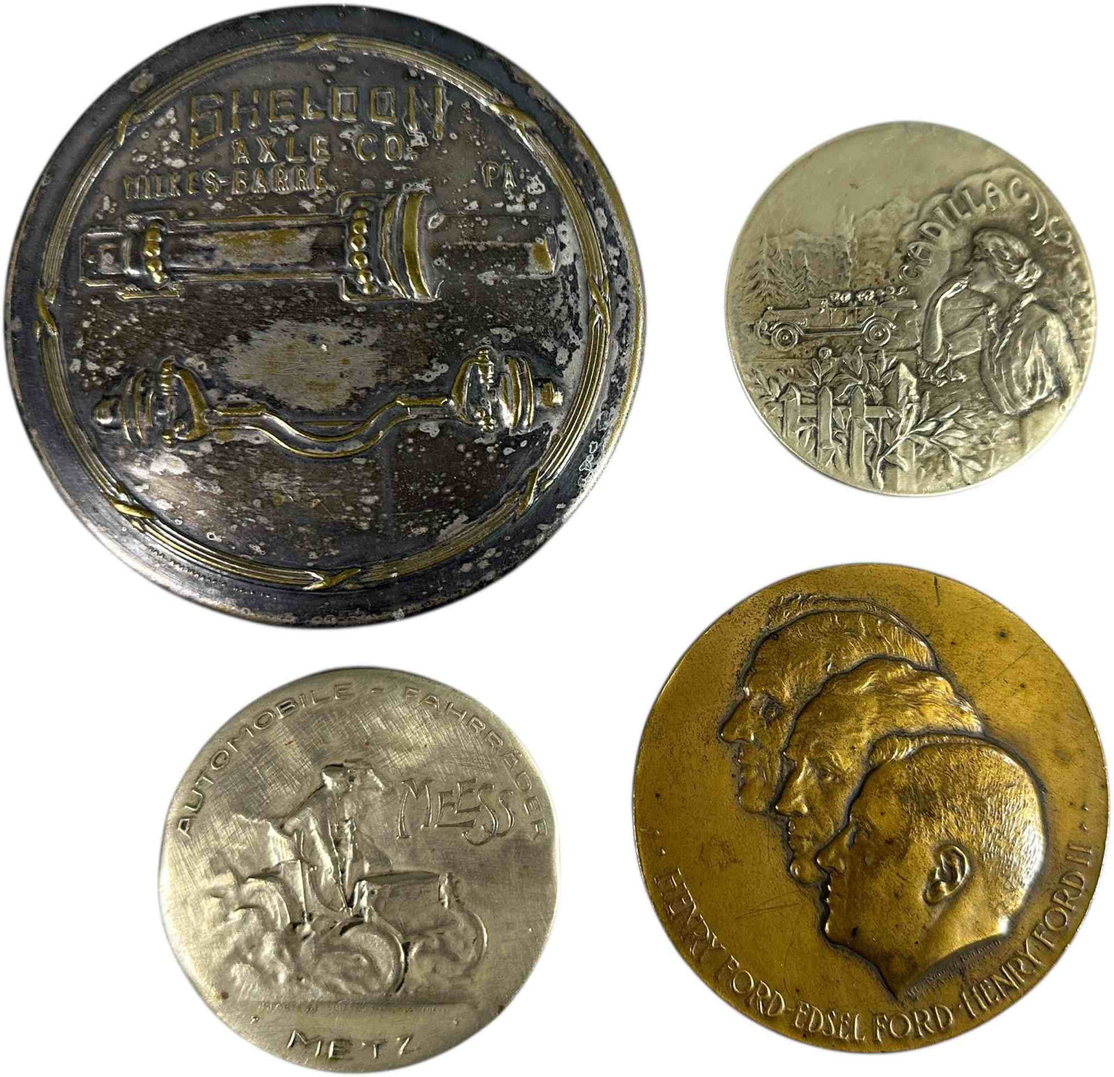 AUTOMOBILE ADVERTISING MIRRORS AND MEDALS (1 of 3)