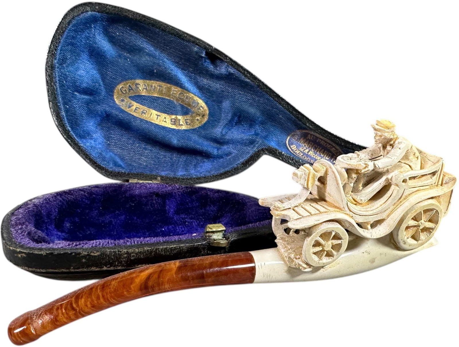 MEERSCHAUM CASED AUTOMOTIVE PIPE (1 of 6)