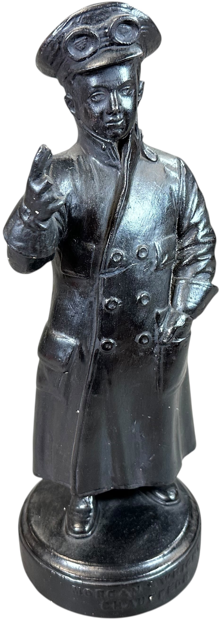 MORGAN & WRIGHT CHAUFFER PLASTER STATUE (1 of 6)