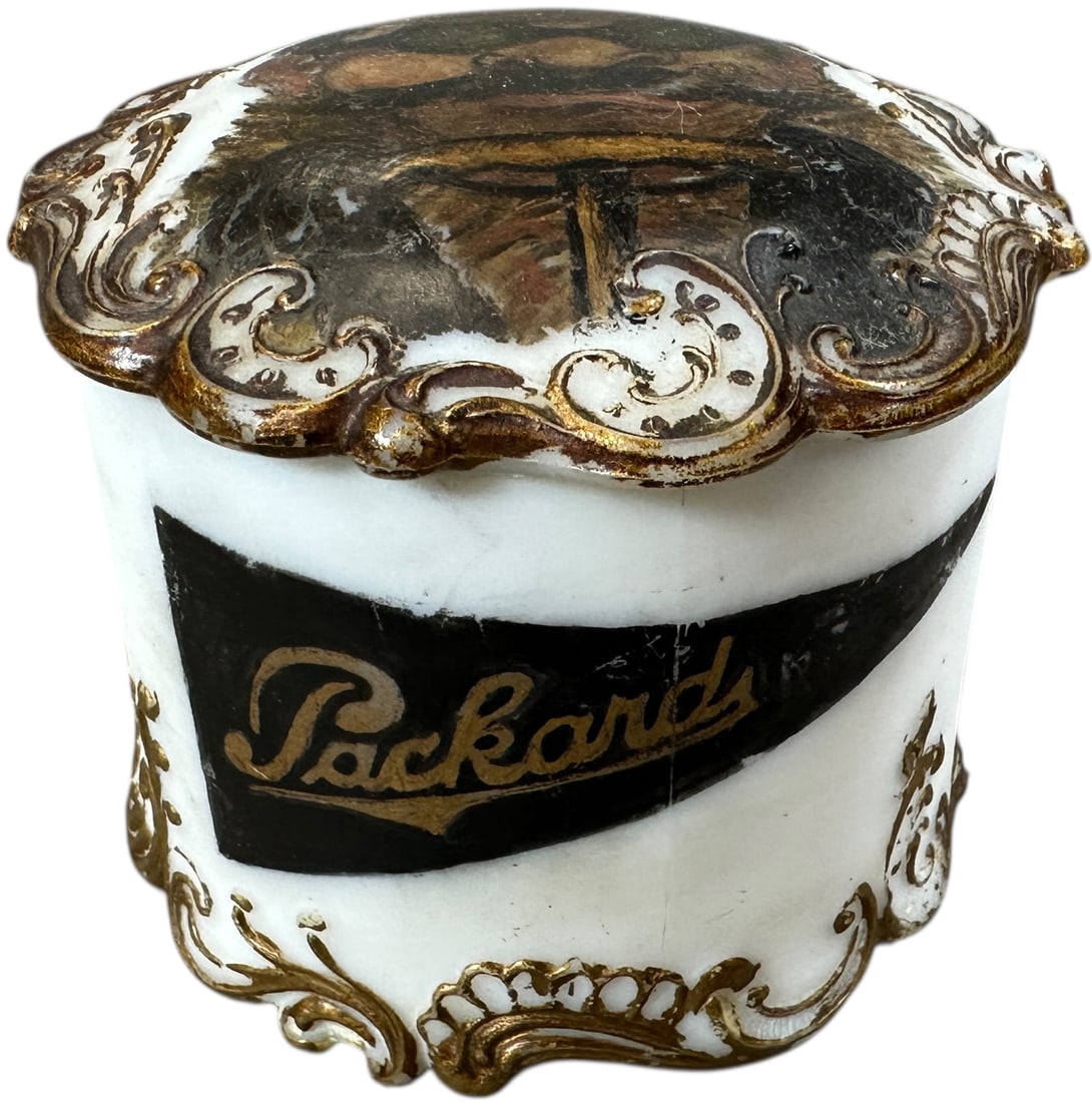PACKARD MILK GLASS JAR (1 of 7)