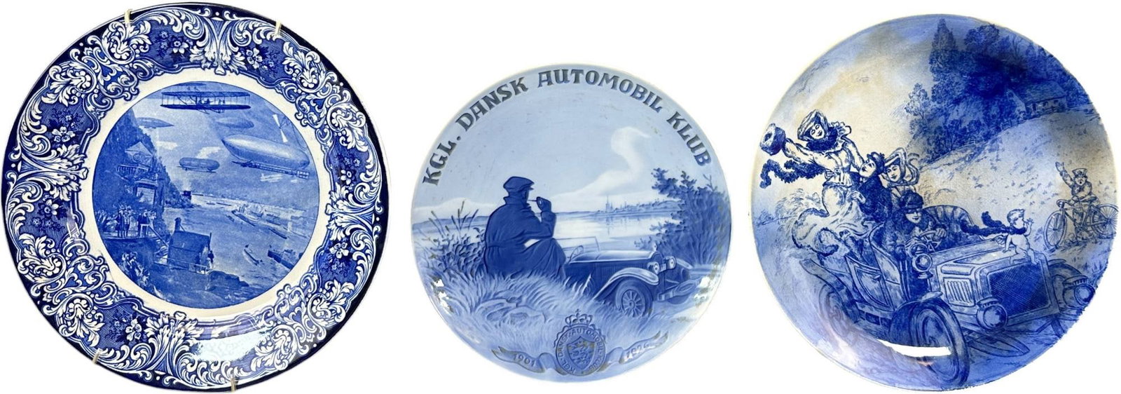 AUTOMOBILE AND AVIATION COMMEMORATIVE PLATES (1 of 8)