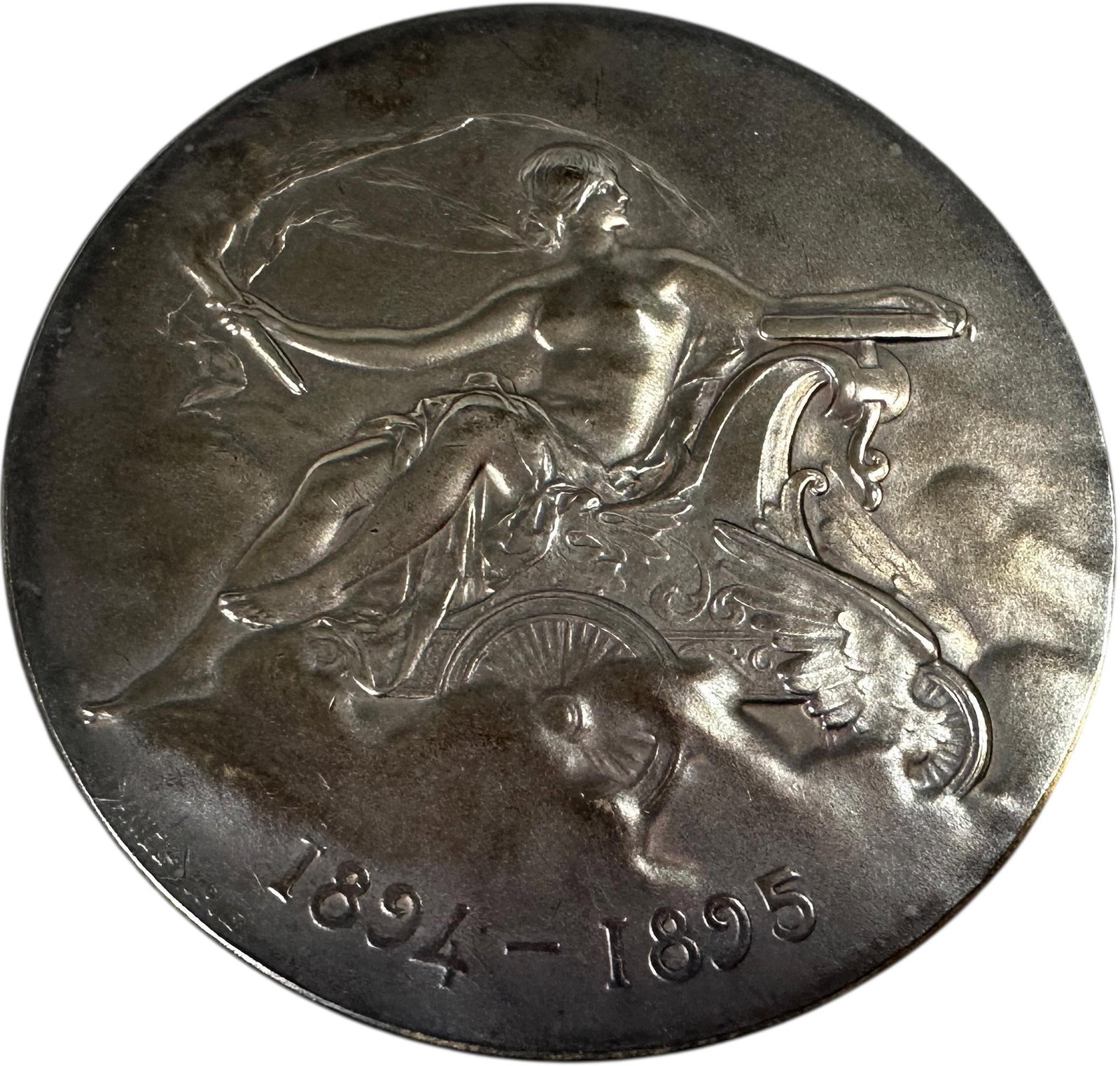 1903 FRENCH AUTO CLUB BRONZE AWARD MEDAL (1 of 3)