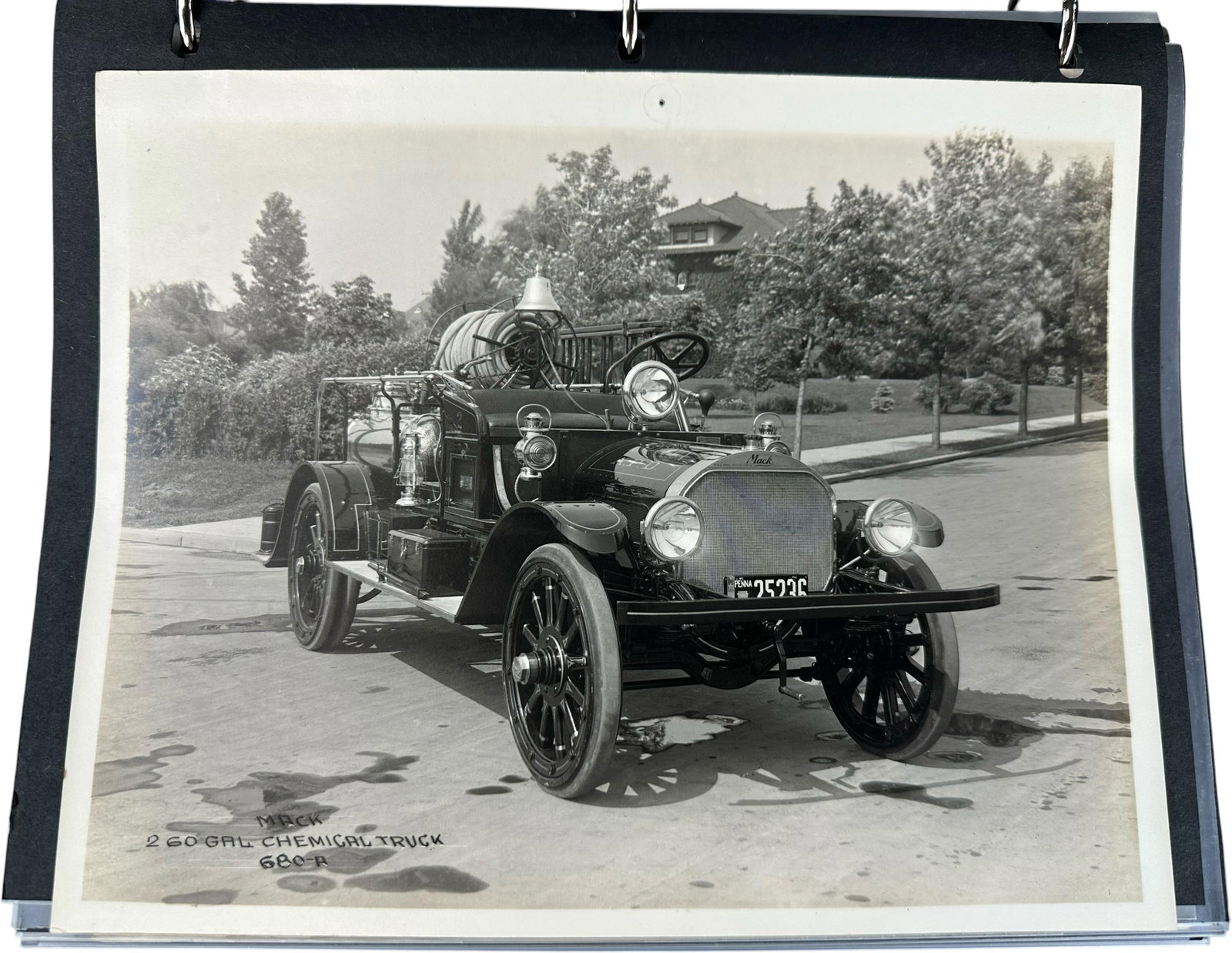 GROUPING OF 49 MACK FIRE APPARATUS PHOTOGRAPHS (1 of 5)