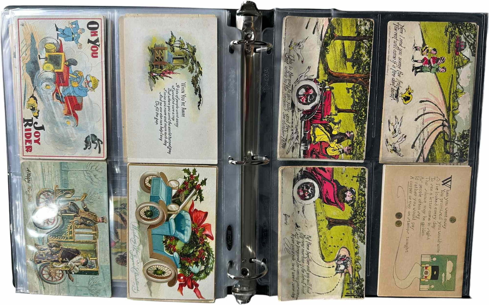 GROUPING OF 86 AUTOMOBILE POSTCARDS (1 of 15)
