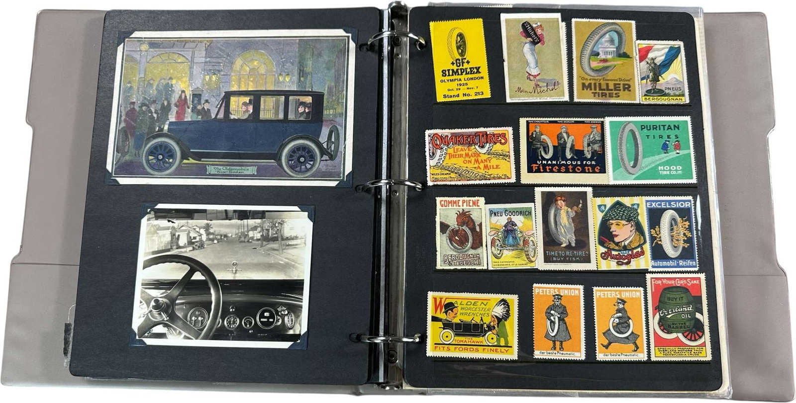 AUTOMOTIVE POSTER STAMP COLLECTION ALBUM (1 of 17)