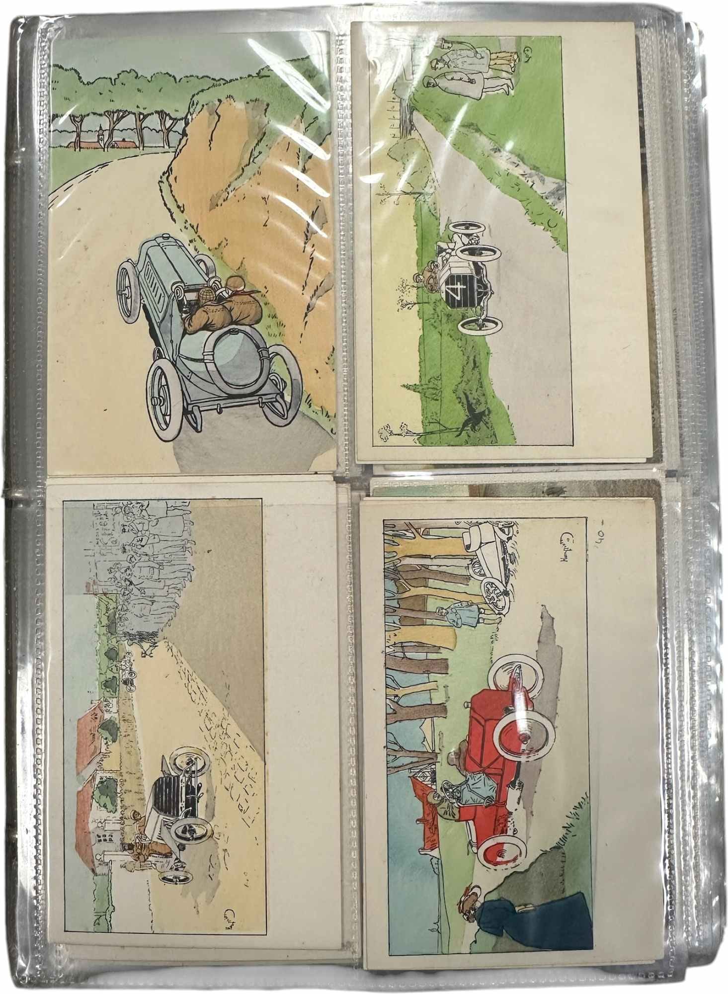 GROUPING OF 352 TRANSPORTATION & HOLIDAY POSTCARDS (1 of 20)