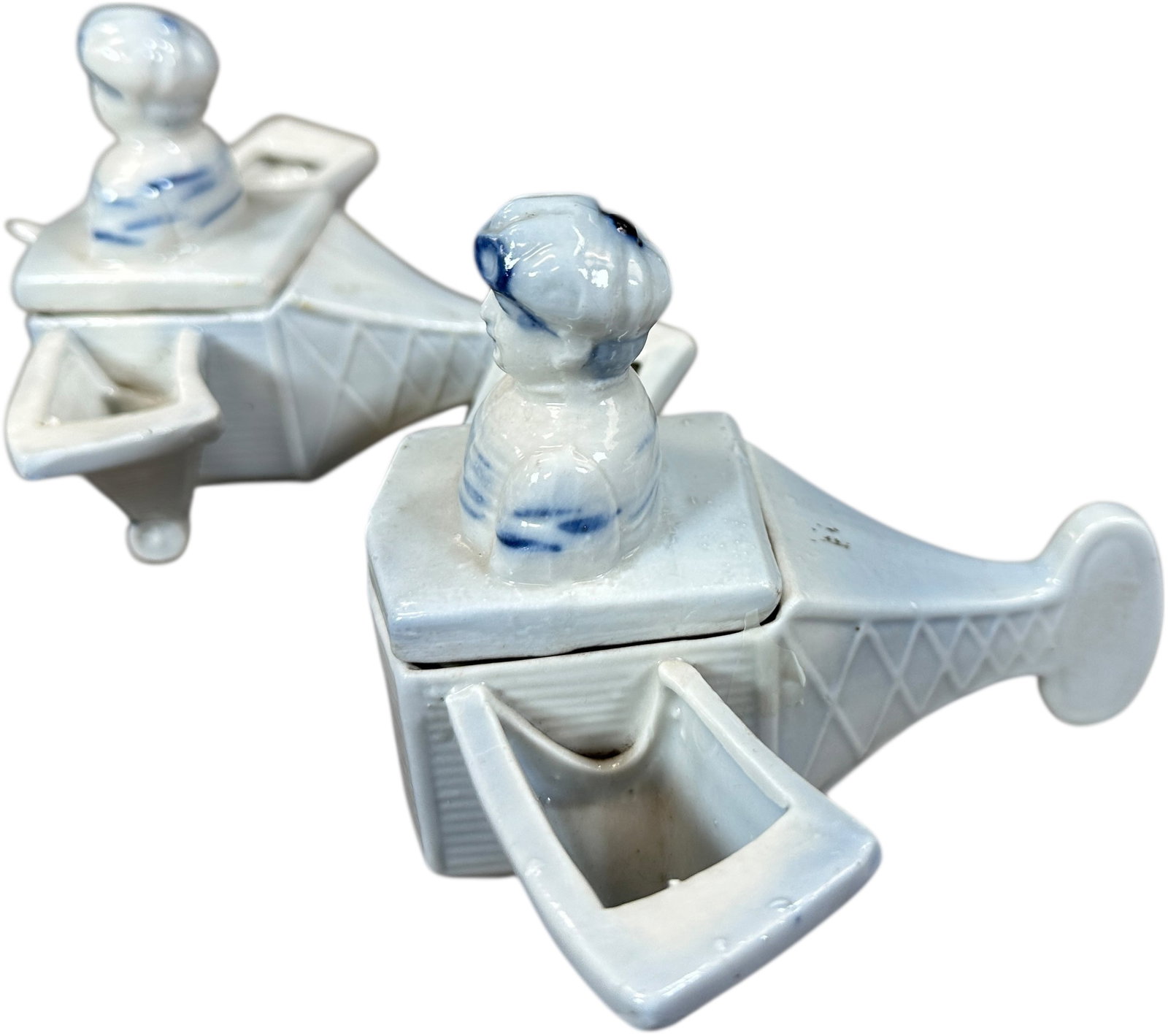 TWO AIRPLANE CONDIMENT SETS - 5
