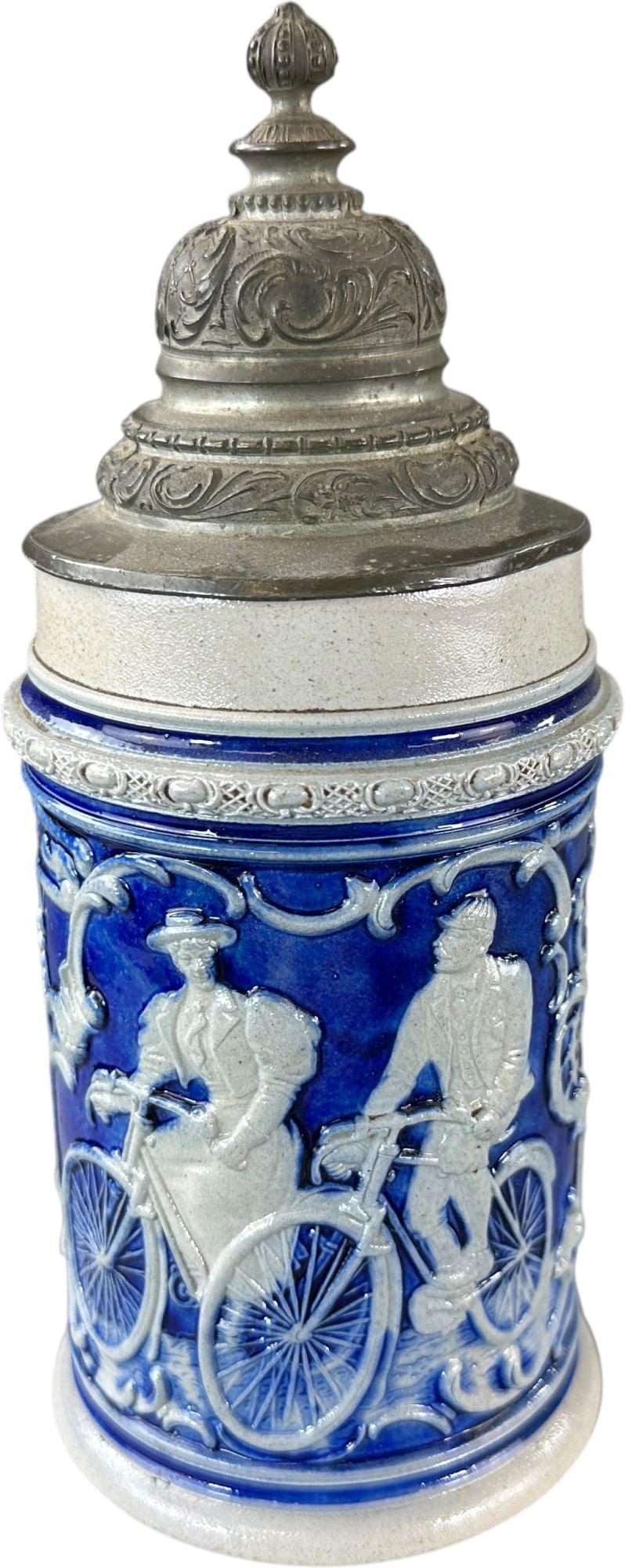 GERMAN BICYCLE RELIEF BEER STEIN (1 of 7)