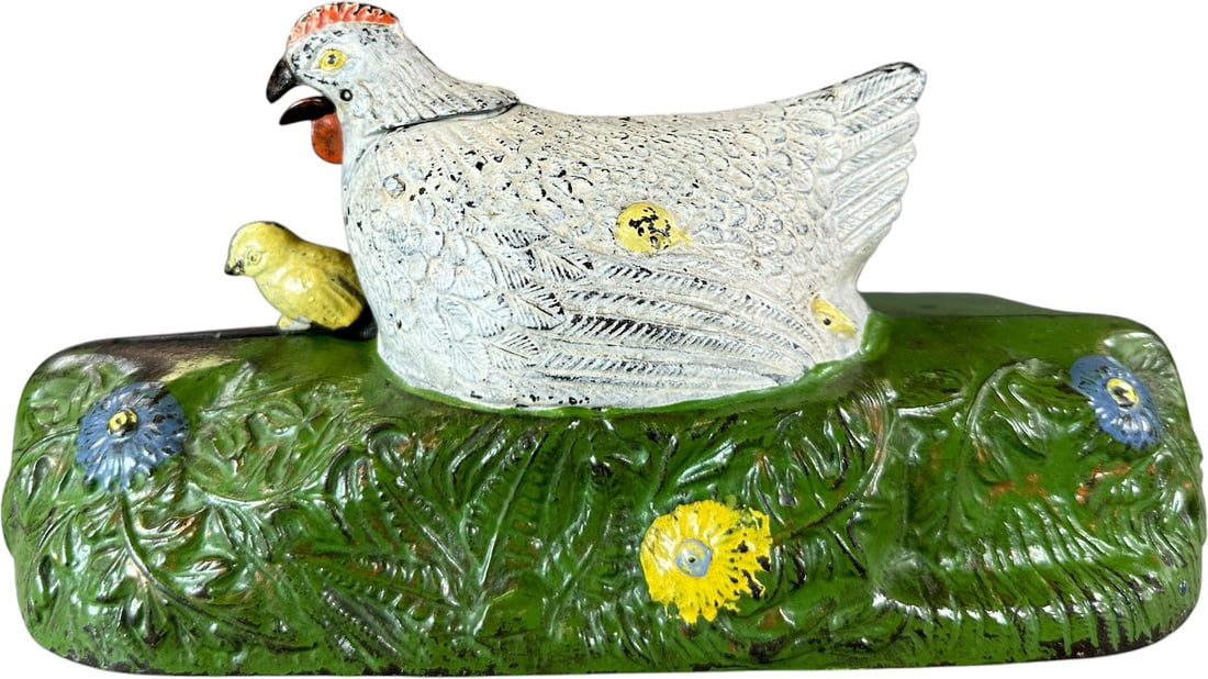 HEN ON NEST MECHANICAL BANK (1 of 11)