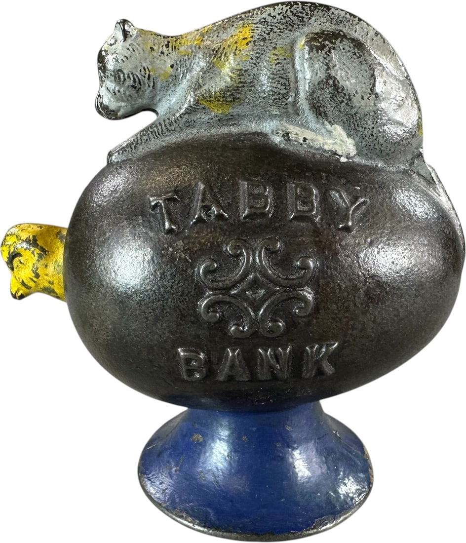 TABBY BANK MECHANICAL BANK (1 of 7)