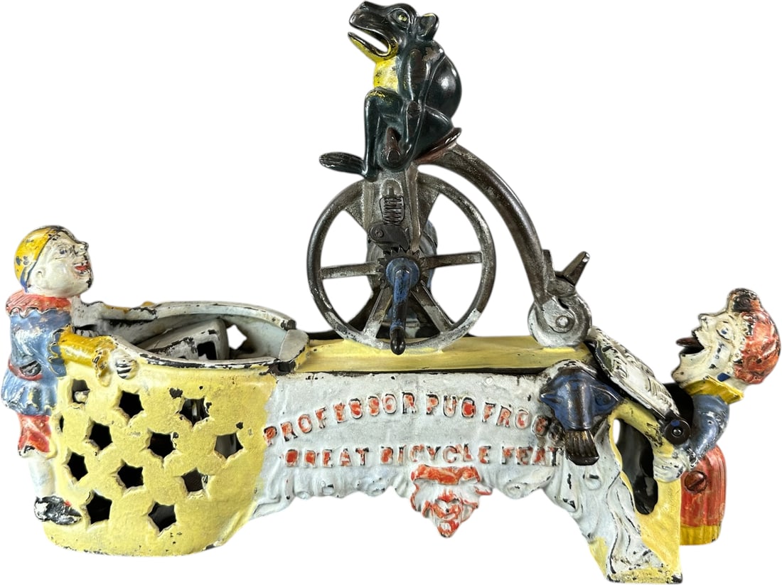 PROFESSOR PUG FROG MECHANICAL BANK (1 of 11)