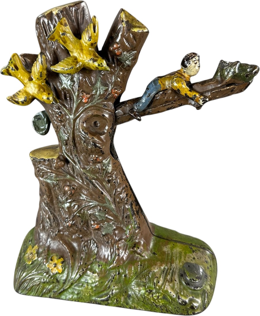 BOY ROBBING NEST MECHANICAL BANK (1 of 10)