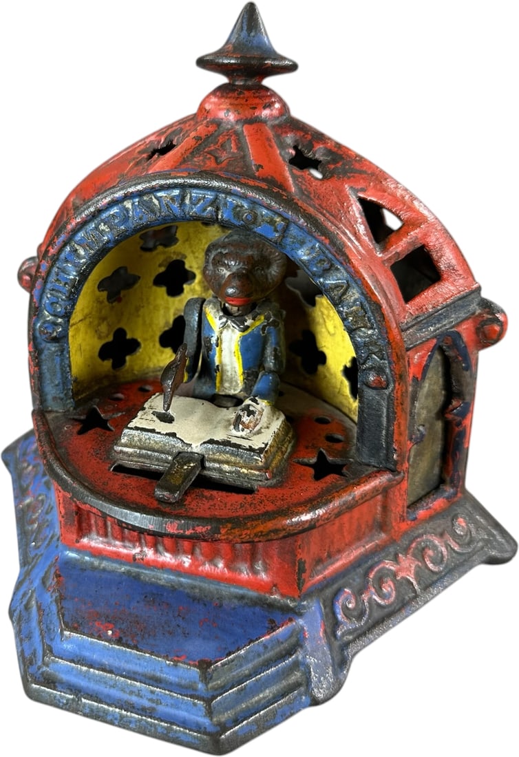 CHIMPANZEE MECHANICAL BANK (1 of 6)