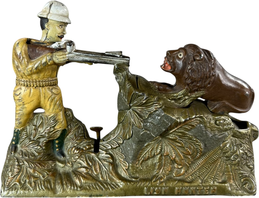 LION HUNTER MECHANICAL BANK (1 of 11)